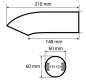 Preview: Vertex Edelstahl Auspuffblende Chrome MT001