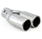 Preview: Vertex Edelstahl Auspuffblende Chrome MT004