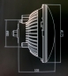 Preview: LED Scheinwerfer 7 Zoll Harley Schwarz