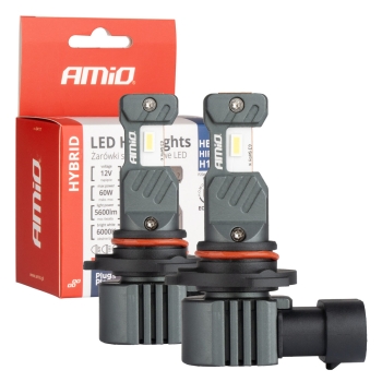 Amio HB3 / HIR1 / H10 LED Headlight Hybrid Series 6000K Canbus Duobox