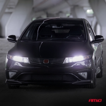 Amio H7 / H18 LED Headlight Full Canbus F25 Pro Black Series H7 LED 6000K Duobox