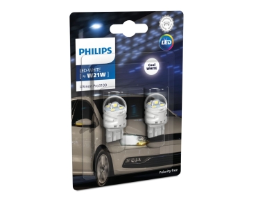 Philips W21W T20 LED Ultinon Pro3100 SI 6000K Cool White