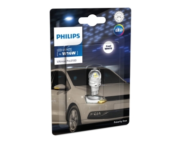 Philips W16W T15 LED Ultinon Pro3100 SI 6000K Cool White