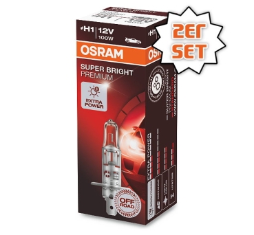 Daylights Austria - Osram H7 Super Bright Premium 80W Extra Power (2Stk)