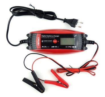 AMiO Auto KFZ Batterieladegerät Digital 6/12V IP65