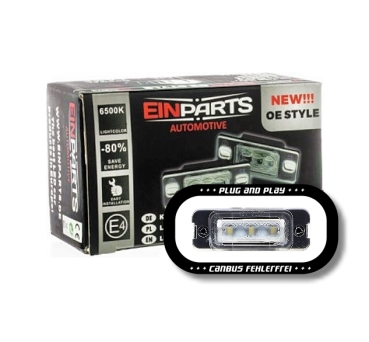EinParts EP107OE Mercedes LED Kennzeichenbeleuchtung