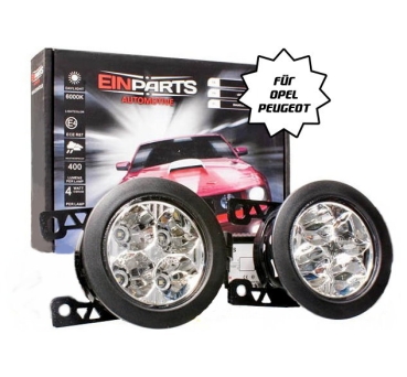 EinParts LED Tagfahrlicht Opel + Peugeot DRL 410O