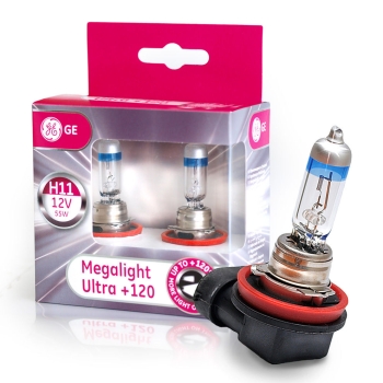 GE H11 Megalight Ultra +120 (2Stk.)