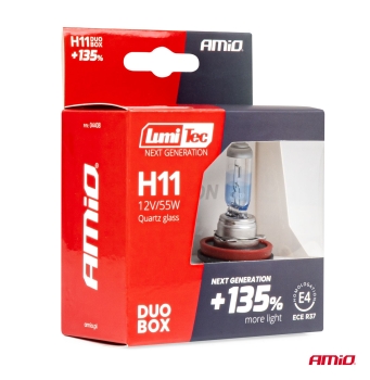 AMiO H11 LumiTec NEXT GENERATION +135% (E4) Duobox