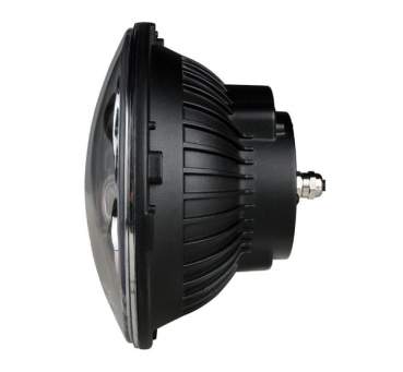 LED Scheinwerfer 7 Zoll Harley Schwarz