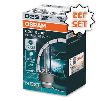 Osram D2S Xenon Xenarc Cool Blue Intense Next Generation 6200K