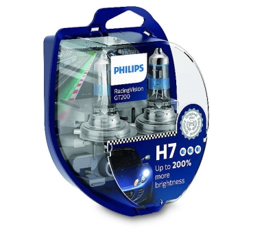 Philips H7 RacingVision GT200 +200% mehr Licht Duobox