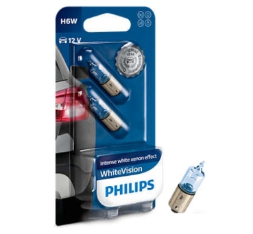 Philips H6W WhiteVision 12036WHVB2 (2Stk.)