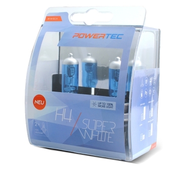 Powertec by M-Tech H4 SuperWhite +100% (2Stk.)