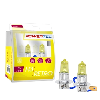 Powertec by M-Tech H3 Retro Gold Gelb Klassik Duobox