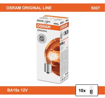 Osram R5W Original Line 12V 5W 5007 (10Stk.)