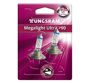 Tungsram H7 Megalight Ultra +90 12V Duoblister