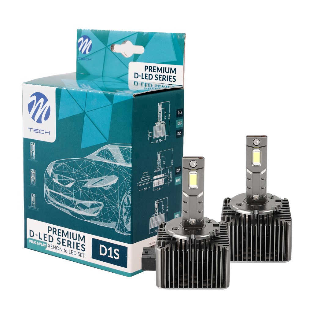 Daylights Austria - M-Tech D1S LED Plug & Play D-Series Canbus Premium  Headlight 6000K Duobox