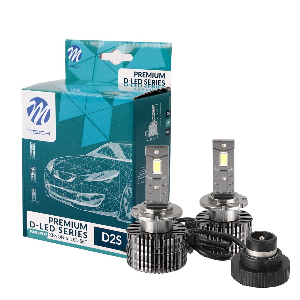 Daylights Austria - M-Tech D2S LED Plug & Play D-Series Canbus Premium  Headlight 6000K Duobox