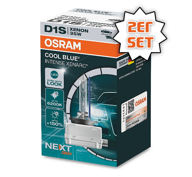 Daylights Austria - Osram D1S Xenon Xenarc Cool Blue Intense Next  Generation 6200K