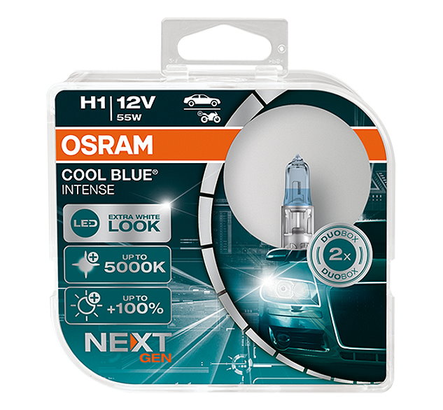 Daylights Austria - Osram H1 Cool Blue Intense 5000K Next Generation Duobox