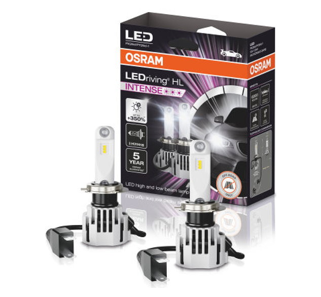 Daylights Austria - Osram H7 / H18 LEDriving HL INTENSE +350% Headlight  6000K Duobox