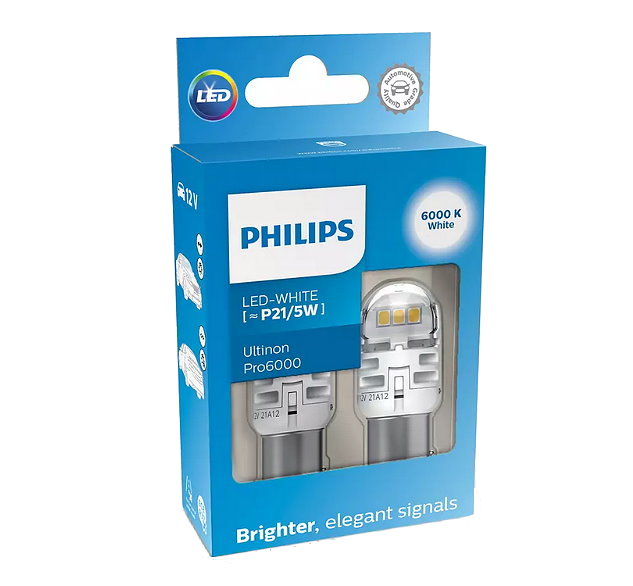 Daylights Austria - Philips P21/5W BAY15d LED Ultinon Pro6000 SI 6000K