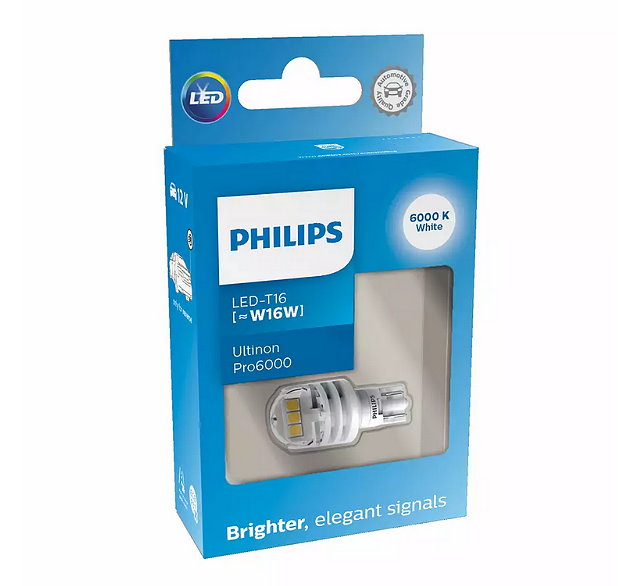 Daylights Austria - Philips W16W T15 LED Ultinon Pro6000 SI 6000K