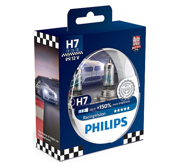H7 RacingVision GT200 (2 Stk.) von Philips