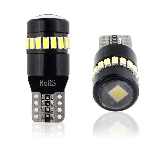 Daylights Austria - AMiO W5W T10 LED Ultra Bright SMD Linse Canbus
