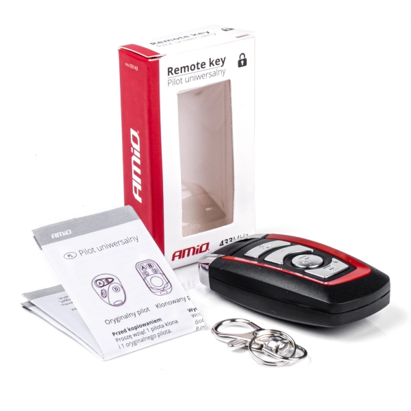 AMiO Universal Auto Funkfernbedienung 4 Kanal Funkschlüssel 433 Mhz