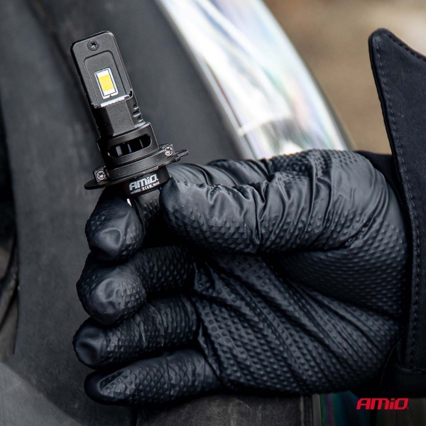 Amio H7 / H18 LED Headlight Full Canbus F25 Pro Black Series H7 LED 6000K Duobox