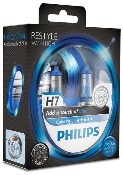 Philips H7 ColorVision blau 12972CVPBS2 (2Stk.)