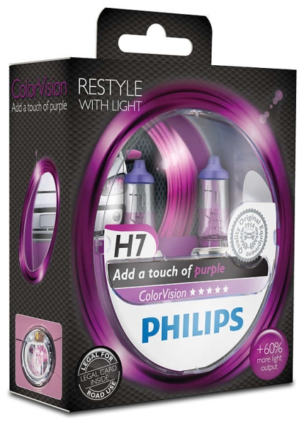 Philips H7 ColorVision pink 12972CVPPS2 (2Stk.)