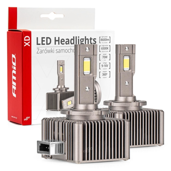 AMiO D1S / D1R LED Plug & Play XD-Series Canbus Headlight 6500K Duobox