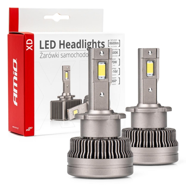 AMiO D2S / D2R LED Plug & Play XD-Series Canbus Headlight 6500K Duobox