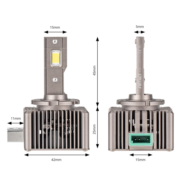 AMiO D3S LED Plug & Play XD-Series Canbus Headlight 6500K Duobox