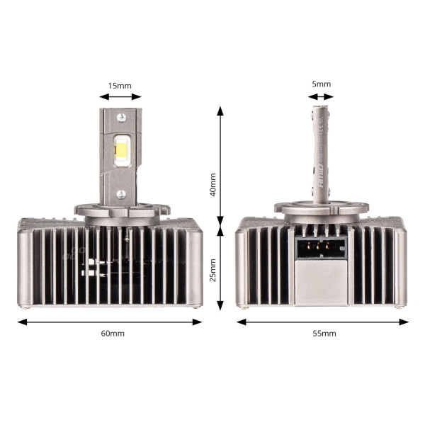 AMiO D5S LED Plug & Play XD-Series Canbus Headlight 6500K Duobox