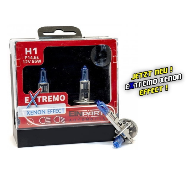 EinParts H1 EXTREMO 100% Xenon Effect 8500K Xenon Look Optik