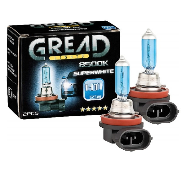 Gread Lights H11 SuperWhite 8500K Xenon Optik (2Stk.)