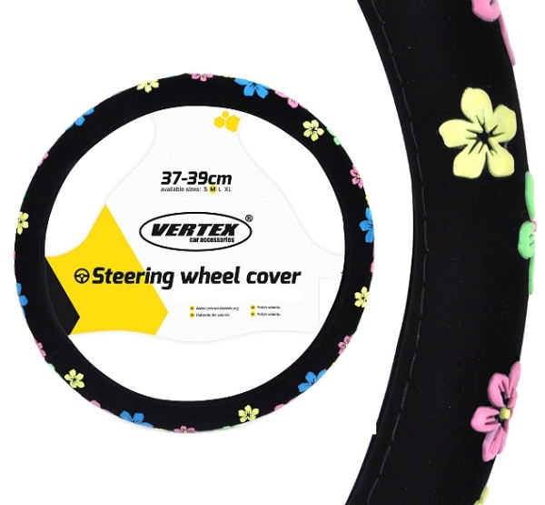 Vertex Universal Lenkradbezug Flower Edition M