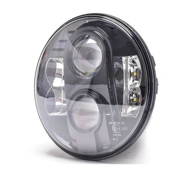 LED Scheinwerfer 7 Zoll Jeep Toyota Schwarz 2Stk