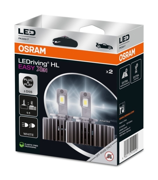 Osram D5S LEDriving HL EASY XEN LED Headlight 6000K Duobox