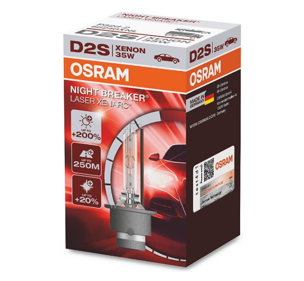 Osram D2S Xenon Xenarc Night Breaker Laser +200% (1Stk.)