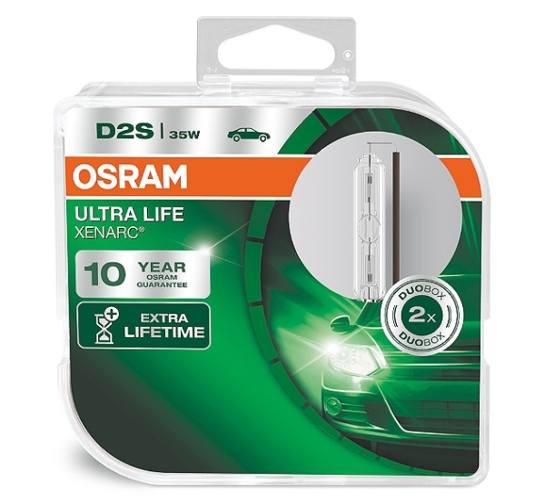 Osram D2S Xenon Xenarc Ultra Life 10 Jahre Duobox