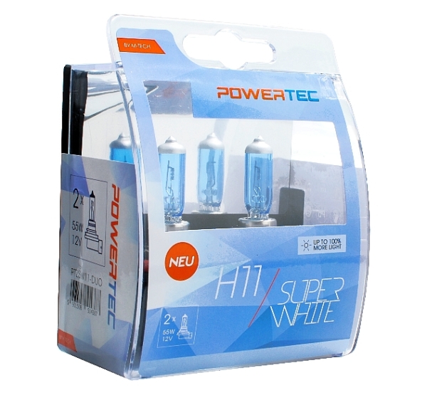 Powertec by M-Tech H11 SuperWhite +100% (2Stk.)