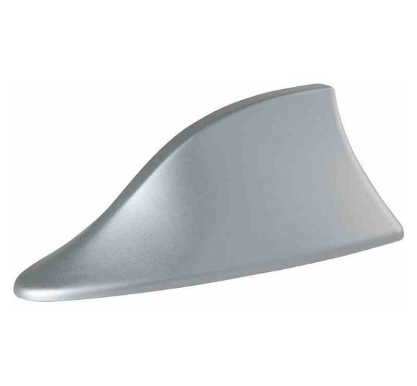 Auto Radio Shark Dach Antenne Haifischflosse silber