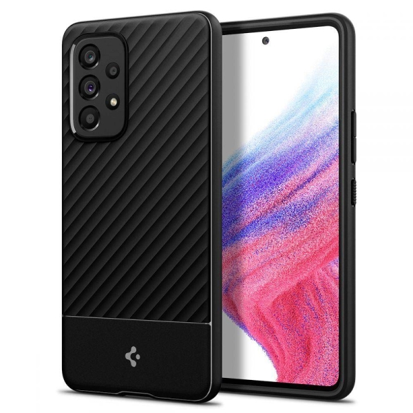 Spigen Schutzhülle Core Armor Samsung Galaxy A53 5G Handy Cover Schwarz