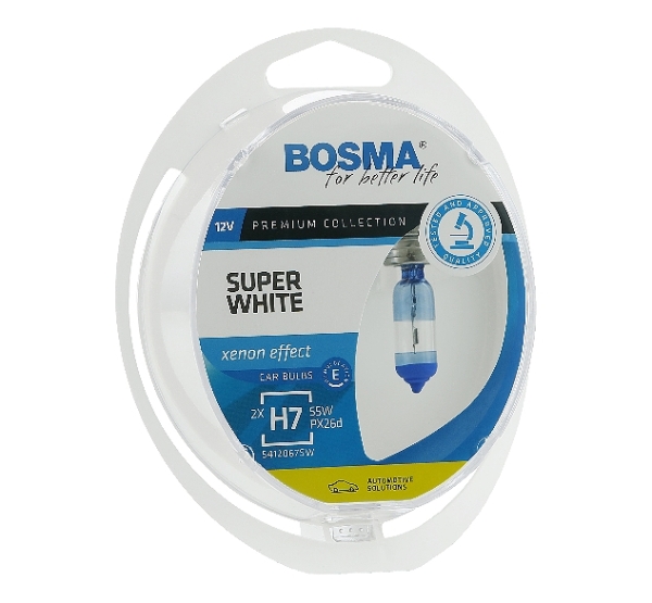 Bosma H7 Super White Xenon Effect 12V Premium Duobox