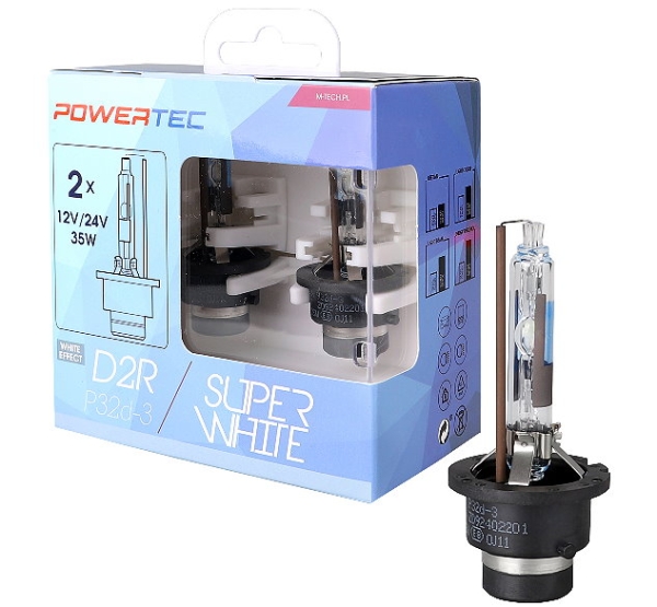 PowerTec D2R SuperWhite Effect Xenon Brenner Duobox
